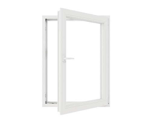 Fereastra PVC Termopan 4 Camere 86x116 cm Alba Dreapta Deschidere Simpla