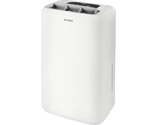 Dezumidificator Eurom, capacitate dezumidificare 10 litri/24 h, rezervor 2 litri, ideal pentru un somn odihnitor, previne formarea mucegaiului si acarienilor, potrivit si pentru rufe, timer, indicator rezervor plin, operare simpla, alb