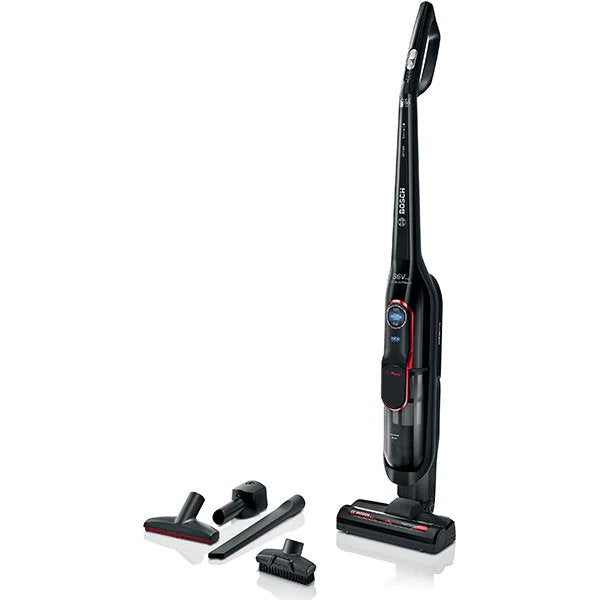 Aspirator vertical BOSCH Athlet ProAnimal BCH86PET2, 0.9l, 25.2V, SmartSensor Control, Negru-Rosu