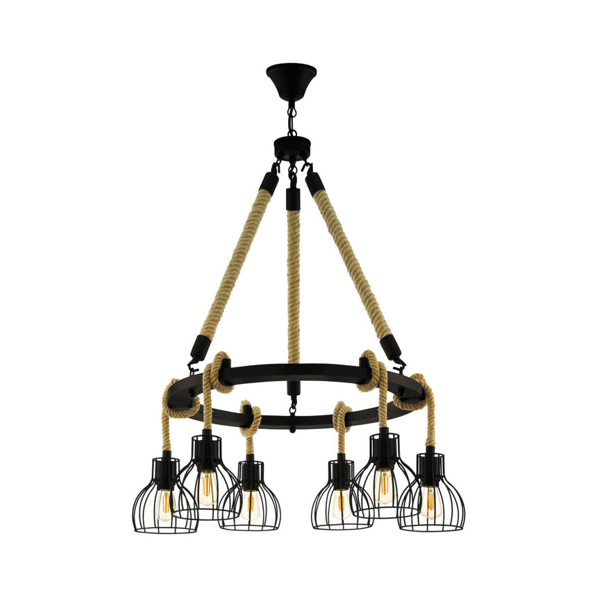 Lustra Interior Eglo Rampside, 6 x E27 max 28W, IL-4543194