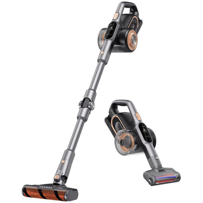 Aspirator vertical fara fir JIMMY H10 Pro, Motor digital fara perii de 600W, putere de aspirare 245AW, autonomie pana la 90 minute, baterie puternica 8*3000mAh, Gri