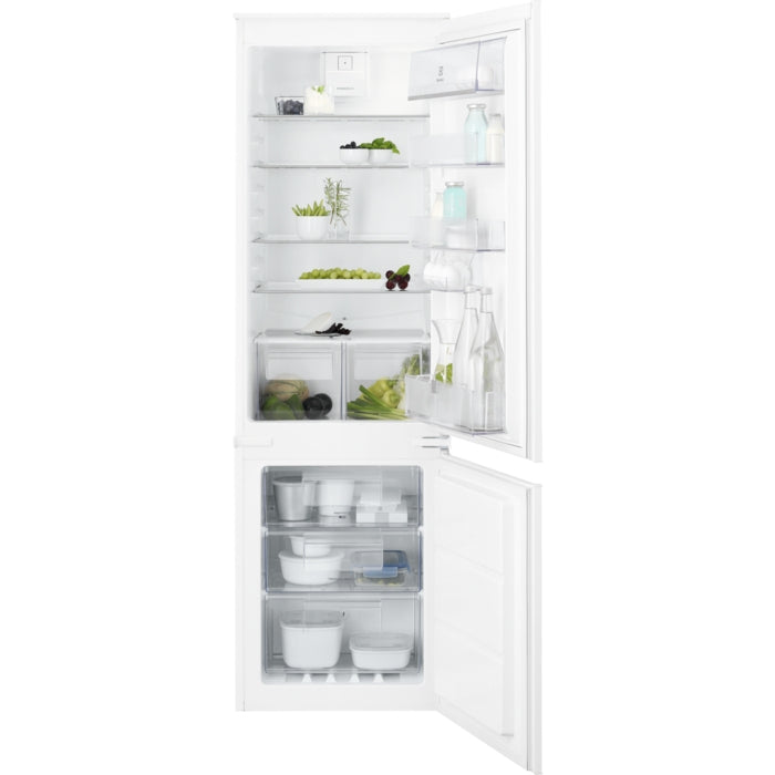 Combina frigorifica incorporabila Electrolux ENT6TE18S, 254 l, No Frost, DynamicAir, Compresor Inverter, Clasa E, H 178 cm