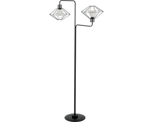 Lampadar Vario E27 Max. 2x60w, Negru/Metal
