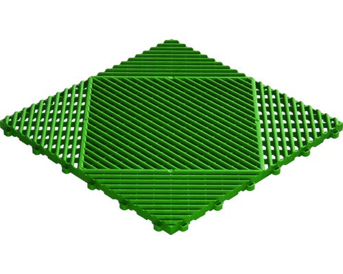 Dala Din Plastic, Sistem Click, 40 X 40 Cm, Verde, 6 buc