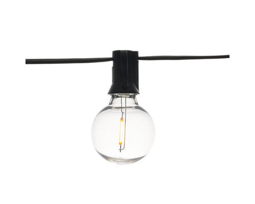Ghirlanda Solara Ql Lighting 25 Led-uri Alb Cald, Lungime 15m