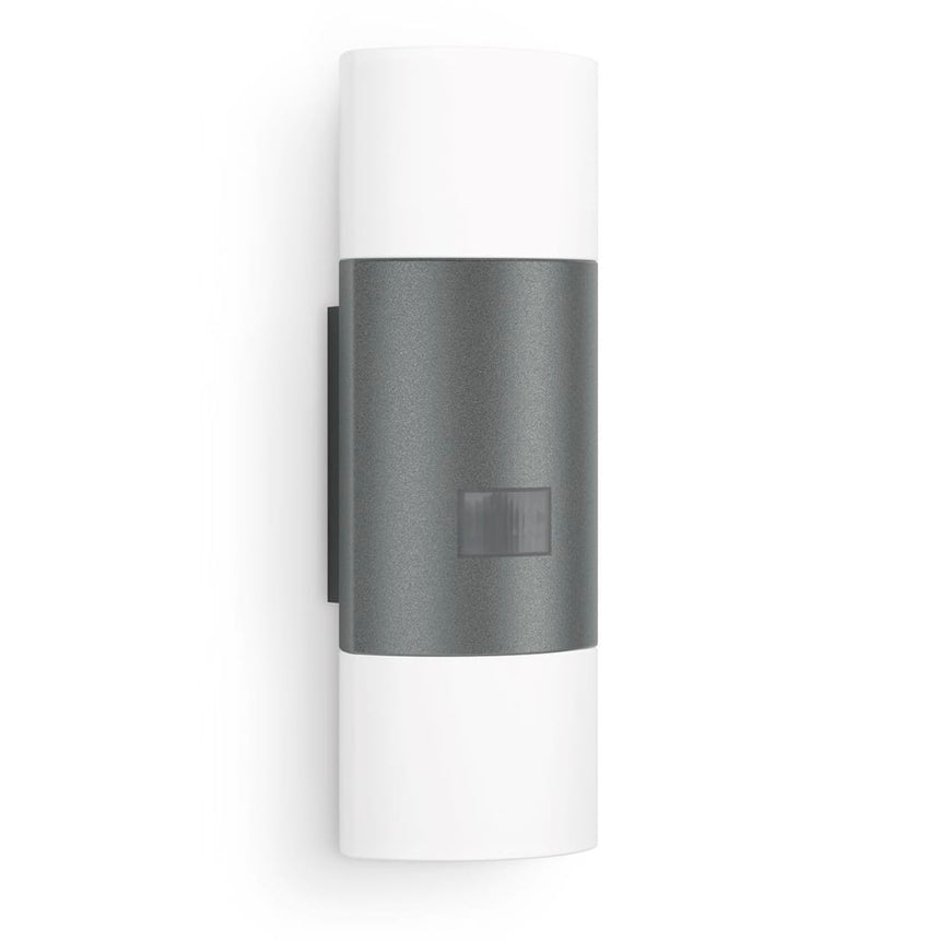 Lampa de exterior cu senzor Steinel, Aluminiu, 235 x 80 x 85 mm, Gri