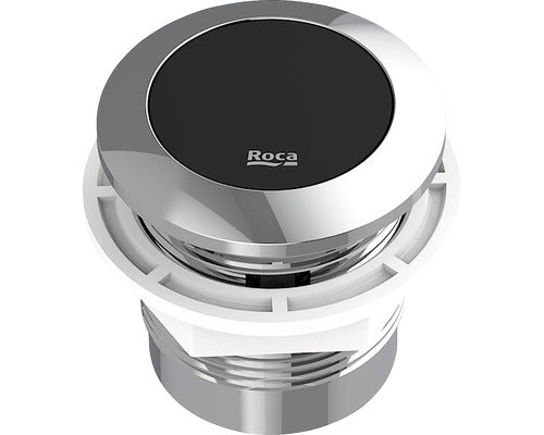 Mecanism WC ROCA, actionare electrica cu senzor, buton cromat