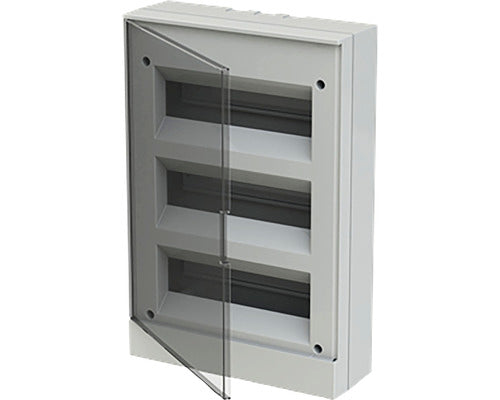 Tablou electric (cofret) ABB 1SZR004002A2209, aparent, usa transparenta, 36 module, gri