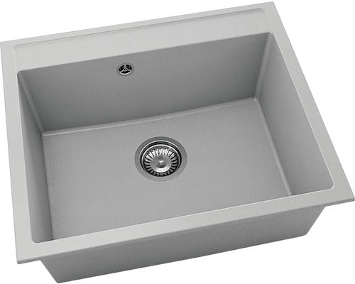 Chiuveta Bucatarie Cu O Cuva Fat Avangard 227 60x51 Cm, Fara Picurator, Fatgranit Grey