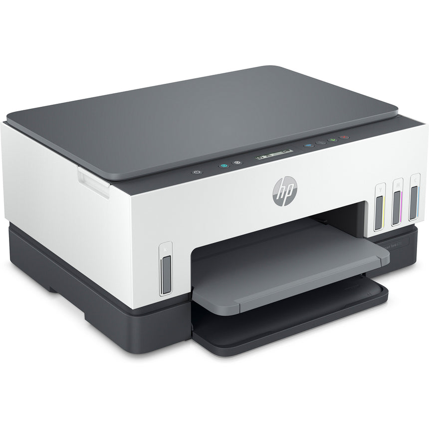 Multifunctional inkjet color CISS HP Smart Tank 670, Inkjet, color, Wireless, Duplex, A4, 18.000 pagini alb-negru sau 8.000 pagini color, Light Basalt