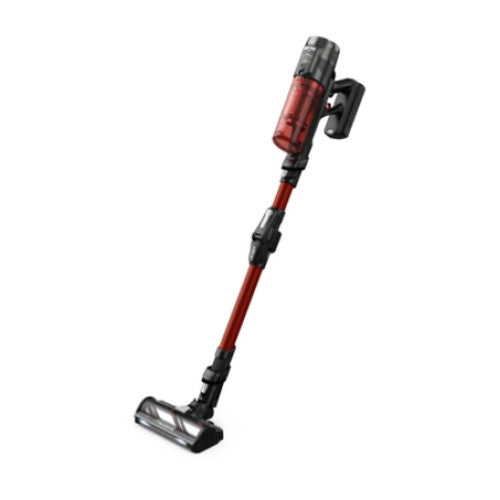 Aspirator vertical Rowenta X-Force Flex 13.60 RH9A73WO, 380 W, 0.65 l, Control Display, Autonomie 60 min, Rosu/Negru