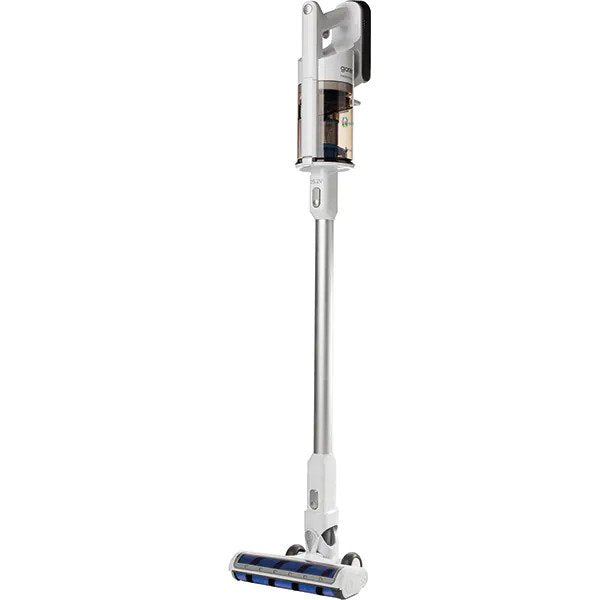Aspirator vertical GORENJE Freestyle Move SVC252FMWT, 0.5l, 25.2V, Autonomie max 60 min, Iluminare LED, Alb-Argintiu