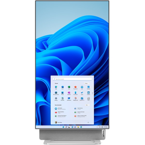 Sistem All-in-One Lenovo Yoga AIO 7 27ARH7 cu procesor AMD Ryzen 7 6800H pana la 4.70 GHz, 27" UHD IPS, 16GB LPDDR5, 1TB SSD M.2 2280 PCIe 4.0x4 NVMe, Integrated AMD Radeon 680M Graphics, Windows 11 Home