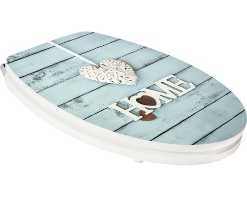 Capac WC form & style Home mat, inchidere lenta, 46,2x36,5 cm
