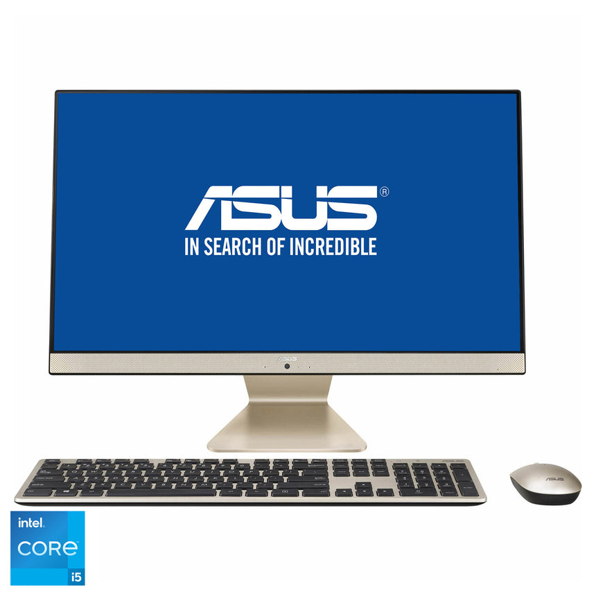 Sistem All-In-One ASUS V241EAK cu procesor Intel® Core™ i5-1135G7 pana la 4.20GHz, Tiger Lake, 23.8", Full HD, IPS, 8GB DDR4, 512GB SSD, Intel® Iris® Xe Graphics, Endless OS