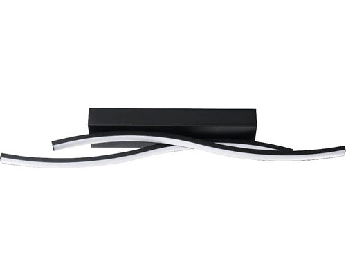 Plafoniera Cu Led Integrat Viloria 1x10, 8w 1400 Lumeni, Alb/negru