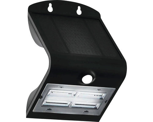 Lampa solara cu senzor EGLO LAMOZZO, negru, plastic, 21x14cm