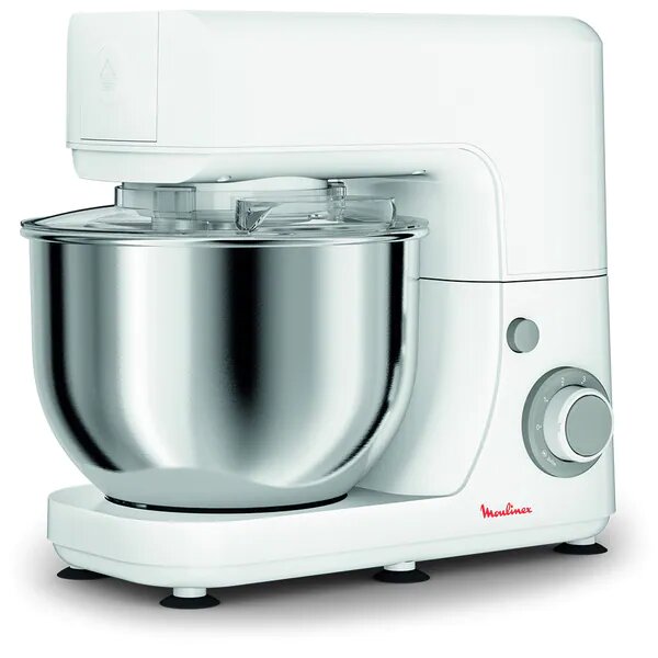 Robot de bucatarie Moulinex MasterChef Essential QA150110, 800 W, 6 viteze + Puls, Bol 4.8 l, Alb