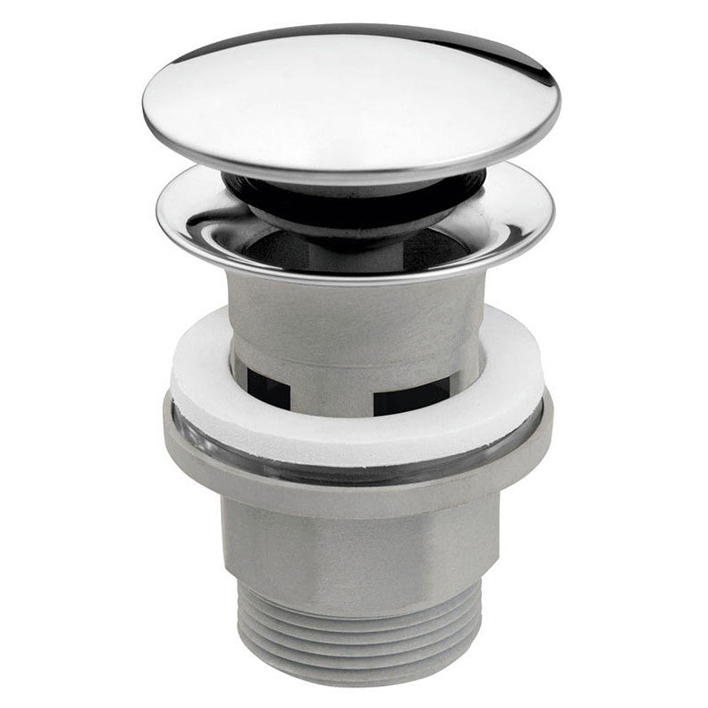 Ventil lavoar click-clack cu preaplin 1 1/4” crom