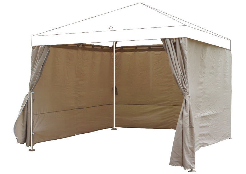 Pereti Inlocuitori pentru Pavilion Preston GoodHome Taupe 3 m