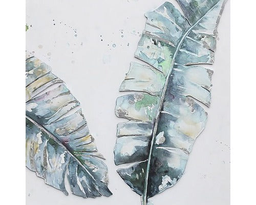 Tablou Blue Duet 80x80 Cm