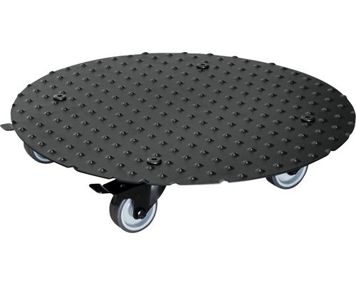 Suport Ghiveci Cu Roti Wagner Metal Ø 38 Cm Negru