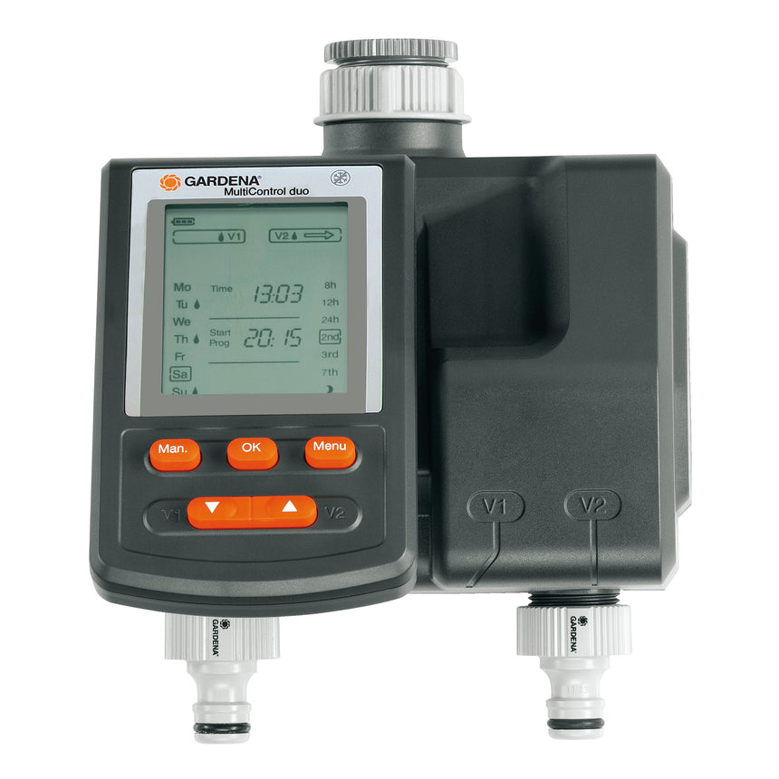 Programator pentru irigatii Gardena C 2030 Plus, Display LCD, Durata maxima irigare 239 min