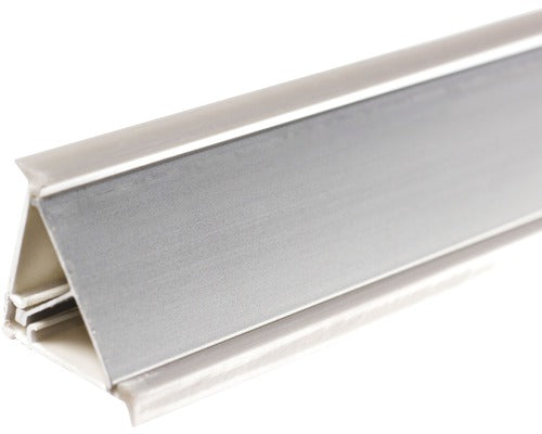 Plinta Antistrop Aluminiu pentru Protectie Blat Bucatarie 3660x30x30 mm Argintiu