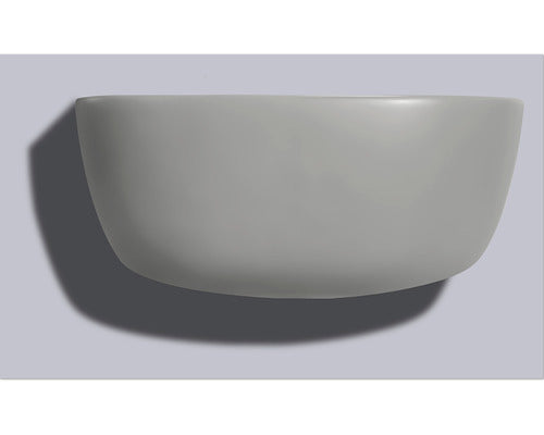 Lavoar pe Blat, Jungborn Kalen, 62,5 x 42 cm, cu Dop Ceramic, Gri Mat