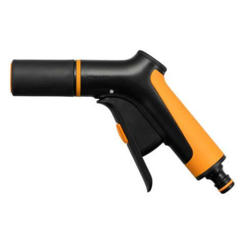 Pistol pentru stropit, Fiskars, 3 programe, Negru/Galben