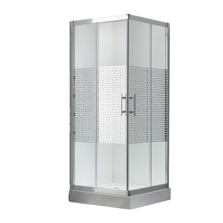 Cabina de dus Belform Maze cu usi glisante 90x90 cm