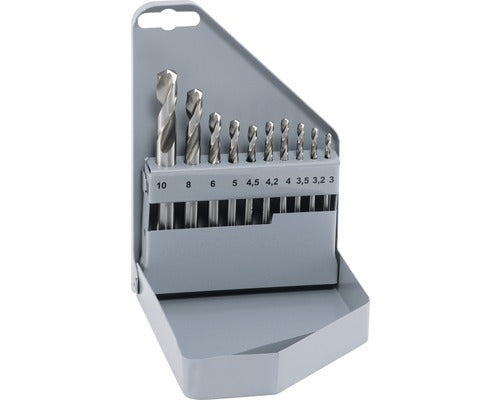 Set Burghie Metal Hss-cobalt Alpen Ø3-10 Mm, 10 Piese