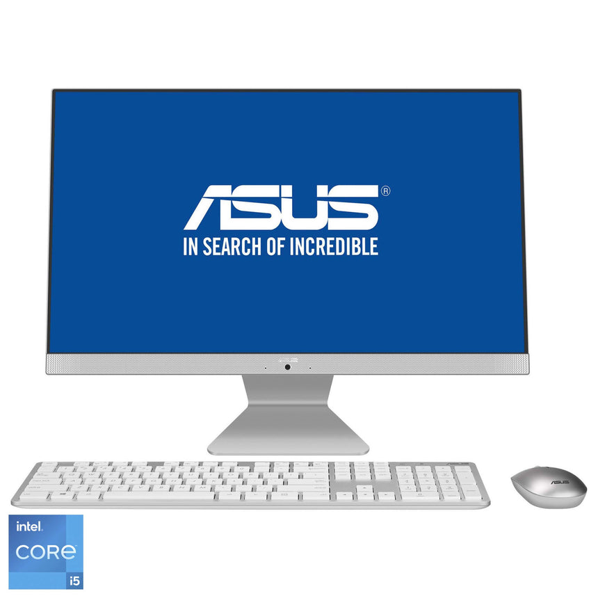 Sistem All-In-One ASUS V241EAK cu procesor Intel® Core™ i5-1135G7 pana la 4.20GHz, Tiger Lake, 23.8", Full HD, IPS, 16GB DDR4, 512GB SSD + 1TB HDD, Intel® Iris® Xe Graphics, Endless OS
