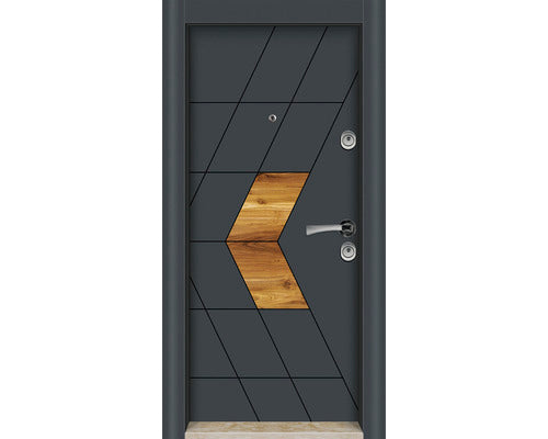 Usa de Intrare Metalica Pentru Interior Design 2 88x210 cm Stanga