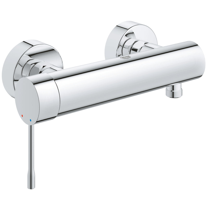 Baterie dus Grohe Essence New, monocomanda, 1/2”, cartus ceramic, protectie reflux, limitator de temperatura, crom