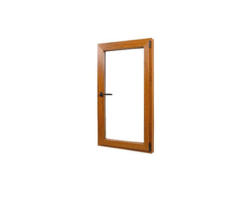 Fereastra Pvc Termopan 6 Camere 56x86 Cm Stejar Auriu Dreapta Deschidere Dubla
