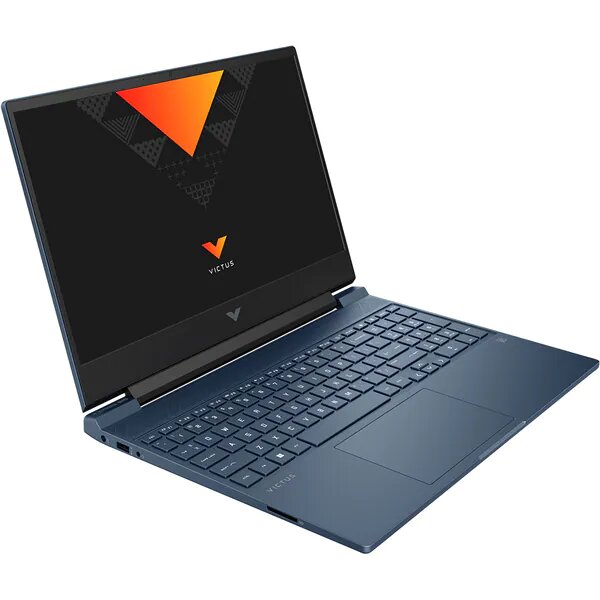 Laptop Gaming HP VICTUS 15-fa0003nq cu procesor Intel® Core™ i7-12700H pana la 4.70 GHz, 15.6 FHD IPS, 16GB DDR4, 512GB PCIe SSD, Nvidia GeForce RTX 3050 Ti 4GB, FreeDOS, Performance Blue