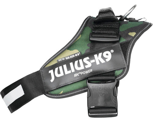 Ham IDC Power pentru caini Julius K9, Talie medie, 28-40 kg, Camuflaj