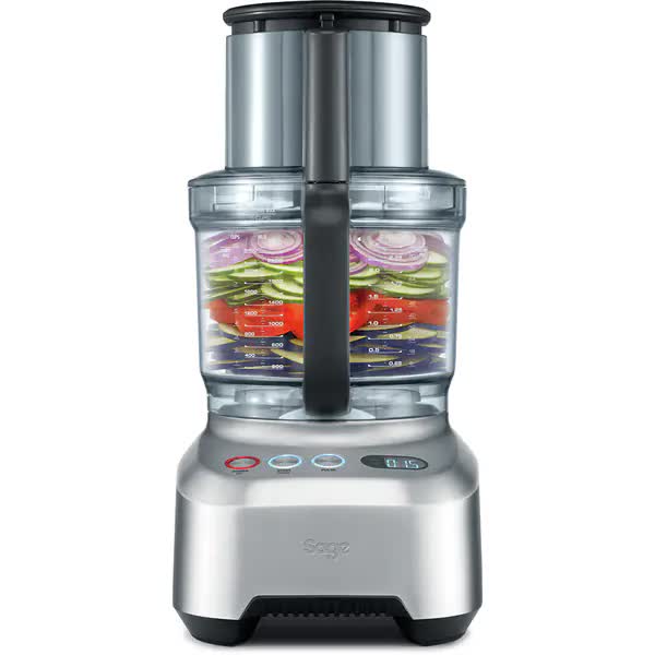 Robot de Bucatarie SAGE BFP800, Vas 3.7l, 2000W, Viteza Variabila, Argintiu-Negru
