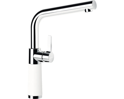 Baterie bucatarie monocomanda SC-540, pipa inalta, cartus ceramic, Cristadur Magnolia