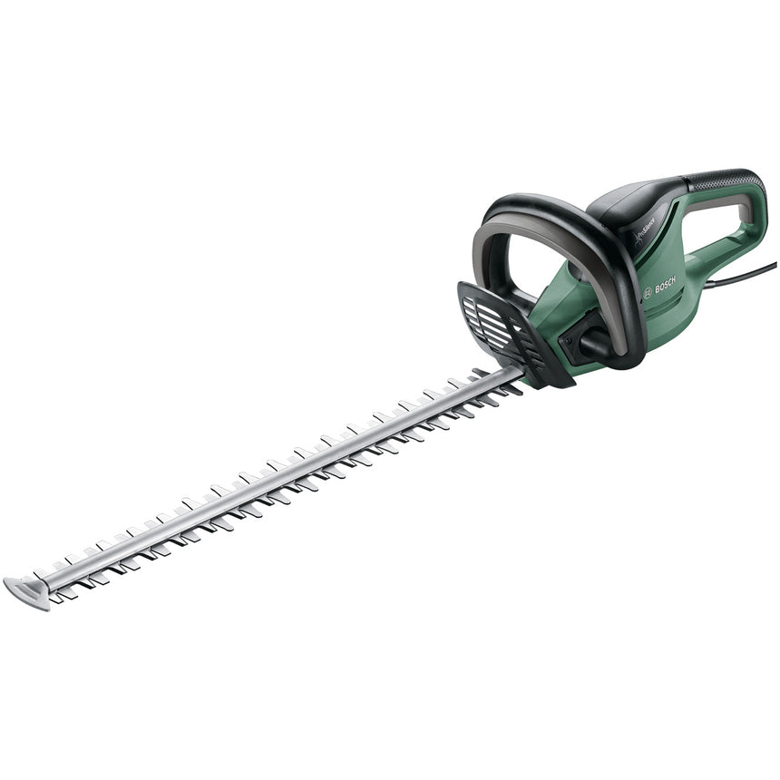 Foarfeca electrica pentru tuns gard viu Bosch UniversalHedgeCut 06008C0501, putere 480 W, 50 cm lungime lama, 26 mm distanta intre dinti, 3400 curse/min