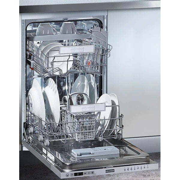 Masina de spalat vase incorporabila Franke FDW 4510 E8P E, 10 seturi, 8 programe, Clasa E, Display Digital, Aqua Stop, 45 cm