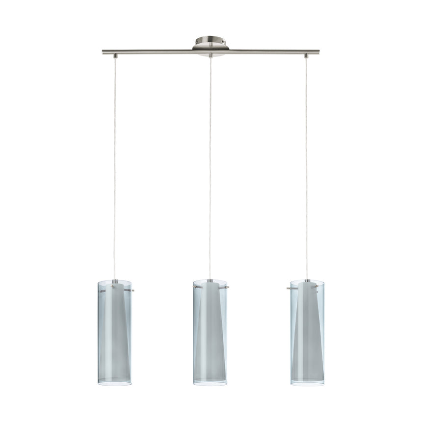 Pendul Pinto Nero, 90305, E27, Nichel Mat, 3x60W