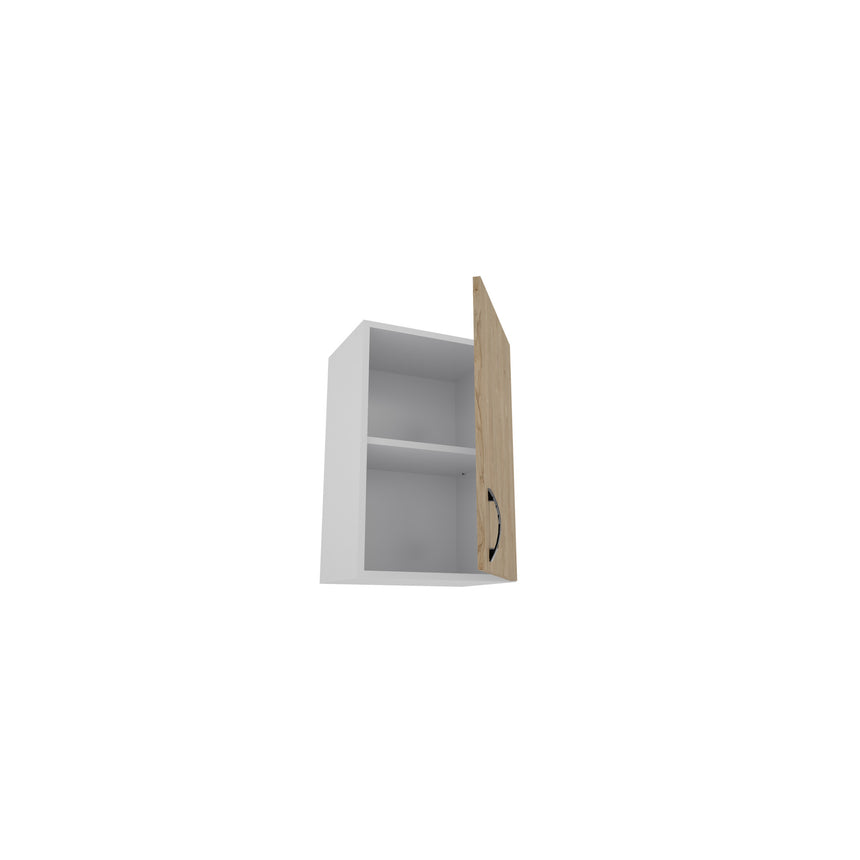 Corp Superior haaus Karo, 1 Usa, Lemn Natural/Alb, 40 x 30 x 60 cm