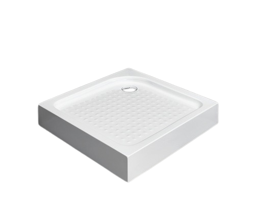 Cadita de Dus Patrata Radaway Rodos C Compact 80x80x16,5 cm Acril Alb