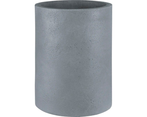 Ghiveci Flori Geli Rondo Plastic 39x39x54 Cm Gri Deschis