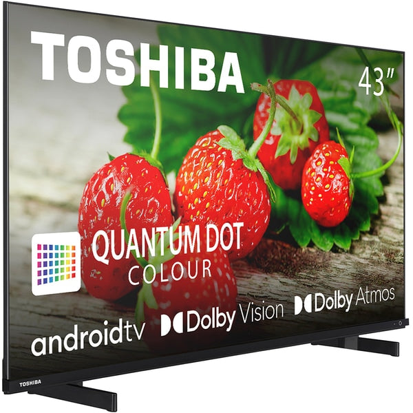Televizor QLED Smart TOSHIBA 50QA42, Ultra HD 4K, HDR, 126 cm, Clasa E, Negru