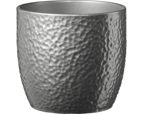 Masca Pentru Flori Soendgen Boston, Ceramica, Ø 14 Cm, Argintiu