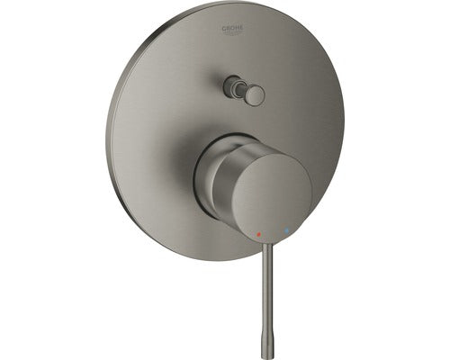 Unitate comanda Grohe Essence 24058AL1, aparenta, diverter, 2 iesiri, necesita valva, mat, grafit