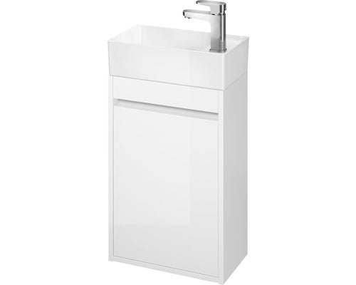 Baza Lavoar Baie Cersanit Crea, 1 usa, PAL, 39,2 cm, Alb Fara Lavoar